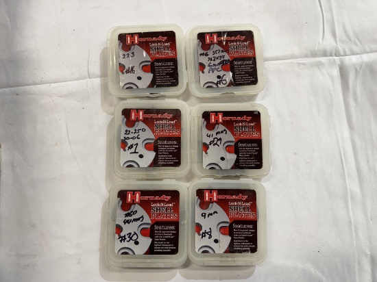 7 Asst Hornady LNL shell plates