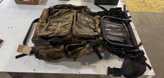 Camo hunting backpack