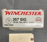 50 rds Winchester 357 SIG ammo