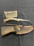 Ken Richardson handmade bone handle knife