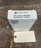 Federal 7.62x51mm (308 Win) ammunition