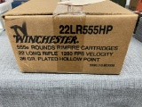 Case (5550) Winchester 22LR 38 gr HP ammo
