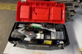 Toolbox of assorted accessories