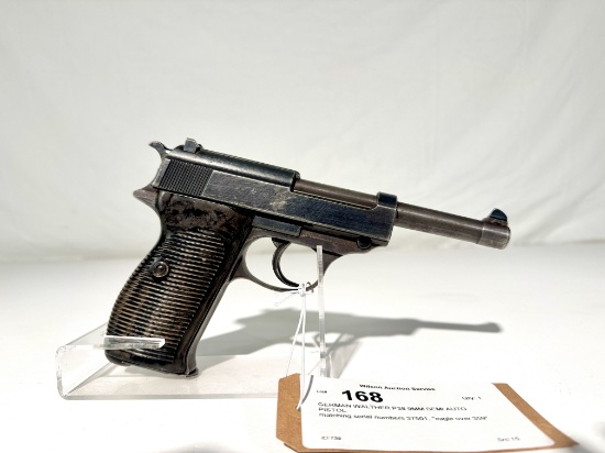 GERMAN WALTHER P38 9MM SEMI AUTO PISTOL