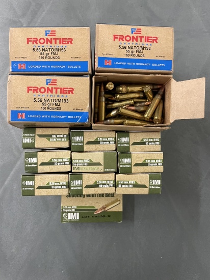 ASSORTED 5.56 M193 AMMO