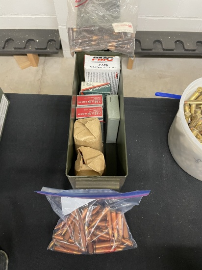ASSORTED 7.62x39 AMMO IN AMMO CAN