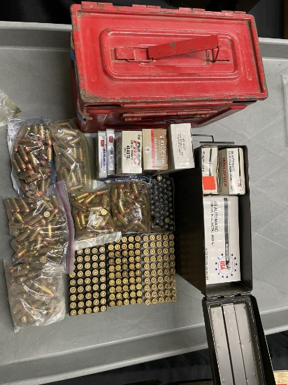 ASSORTED 45 AMMO IN AMMO CAN