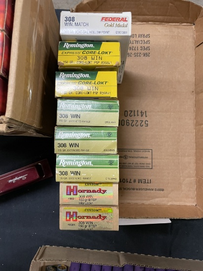 ASSORTED 308 WIN AMMO