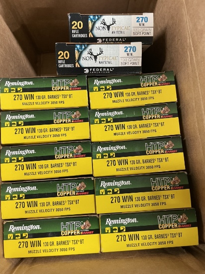 ASSORTED 270 WIN AMMO