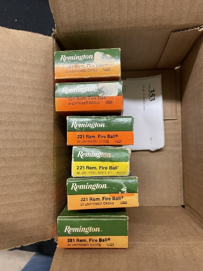 120 RDS 221 FIREBALL AMMO
