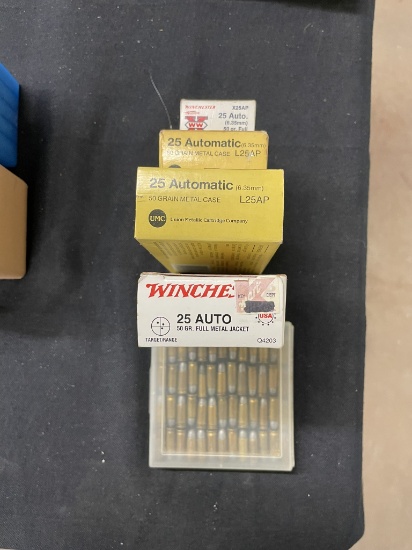 252 RDS .25 AUTO AMMO