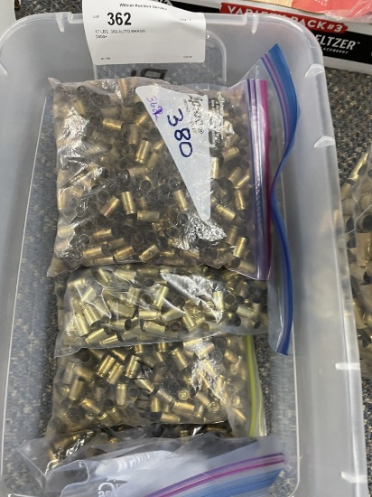 17 LBS .380 AUTO BRASS