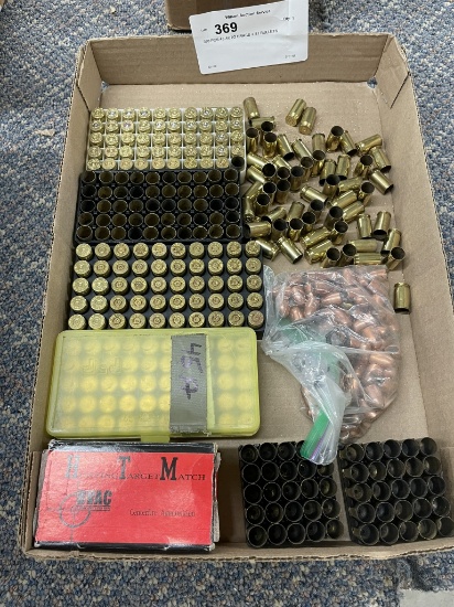 360 PCS 45 AUTO BRASS + 81 BULLETS