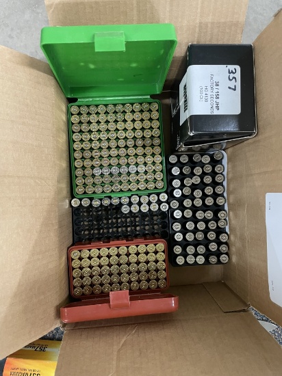 215 PCS. 357 MAG BRASS + 100 BULLETS