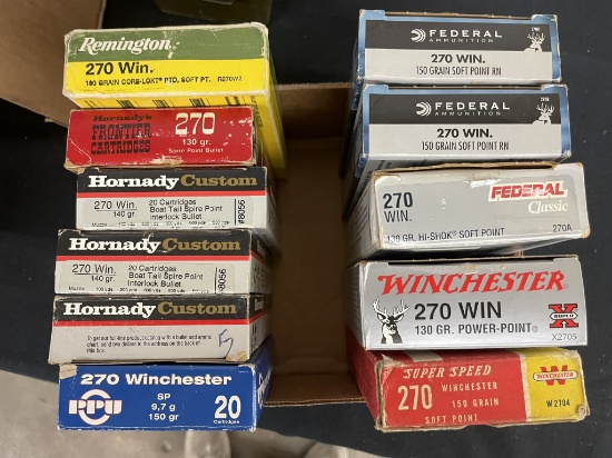 ASSORTED 270 WIN AMMO