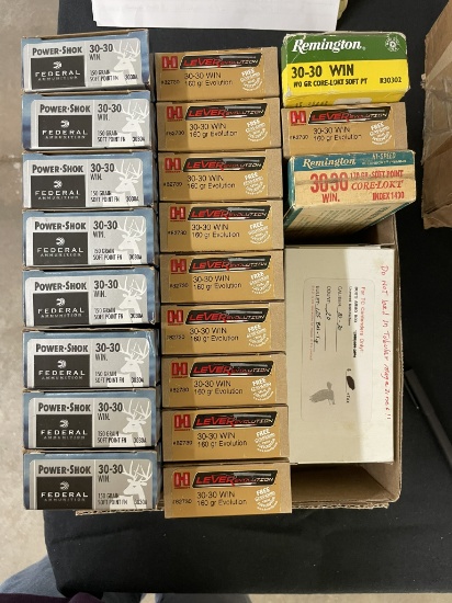 ASSORTED 30-30 WIN AMMO