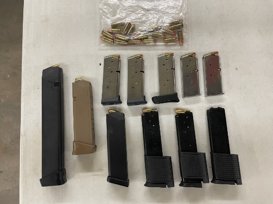 11 ASSORTED 9MM MAGAZINES