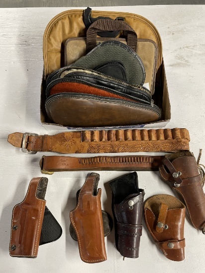 ASSORTED HOLSTERS & SOFT CASES