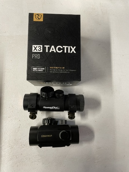 3 RED DOT SIGHTS