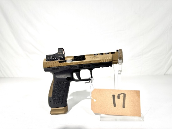 CANIK MODEL TP9SFX 9MM CAL SEMI AUTO PISTOL