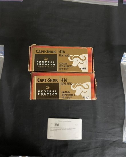 2 bx (20) FED PREMIUM 416 WIN MAG AMMO