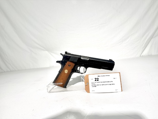 COLT 1911 GOLD CUP 45ACP SEMI AUTO PISTOL