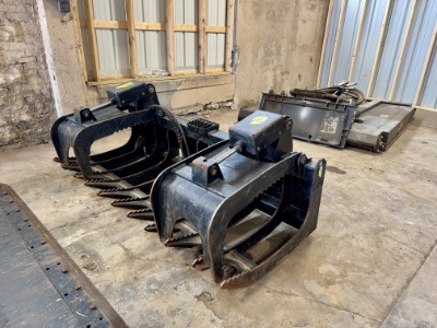 Cat Grapple Bucket For Skidsteer