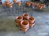 4 FLOWER POTS