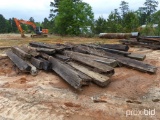 PILE OF BRIDGE TIMBERS