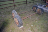 2 AXLES WITH TIRES