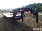 25' CROSWELL GOOSENECK FLATBED TRAILER