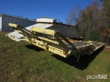 LOWBOY TRAILER W/DOVETAIL & RAMPS