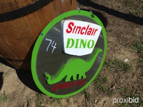 SINCLAIR DINO GAS SIGN