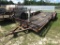 BUMPER TRAILER 16 FT W/ SLIDE GATE (NO TITLE)