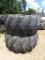 2 SKIDDER TIRES ON RIMS