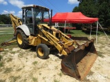 FORD LOADER BACKHOE CAB (RUNS) (STUCK IN GEAR)