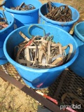 BUCKET OF HORSE TACK