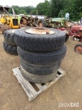 (4) 11R22.5 TIRES