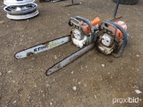 2 STIHL CHAINSAWS