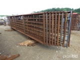 9 CATTLE PANELS 24FT & 2 GATES