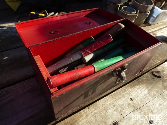 TOOL BOX WITH DRILL BITS