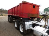 1989 HILBILT 22 YARD DUMP TRAILER