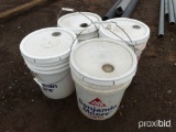 4 BUCKETS OF PAINT