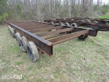 TRAILER FRAME W/AXLE & TIRES