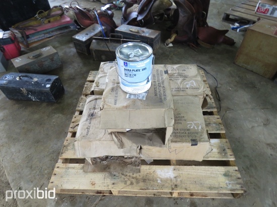 PALLET OF PAINT