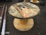 WOODEN WHEEL TABLE