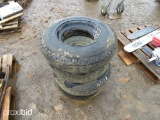 4 TRAILER HOUSE TIRES ON RIMS