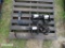 PALLET WITH STRAP WENCHES AND ETC