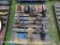 PALLET W/PENDLE HITCHES & TOOLS
