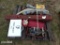 PALLET W/ IMPACT WRENCH, CHAINS, TOOLS, ETC